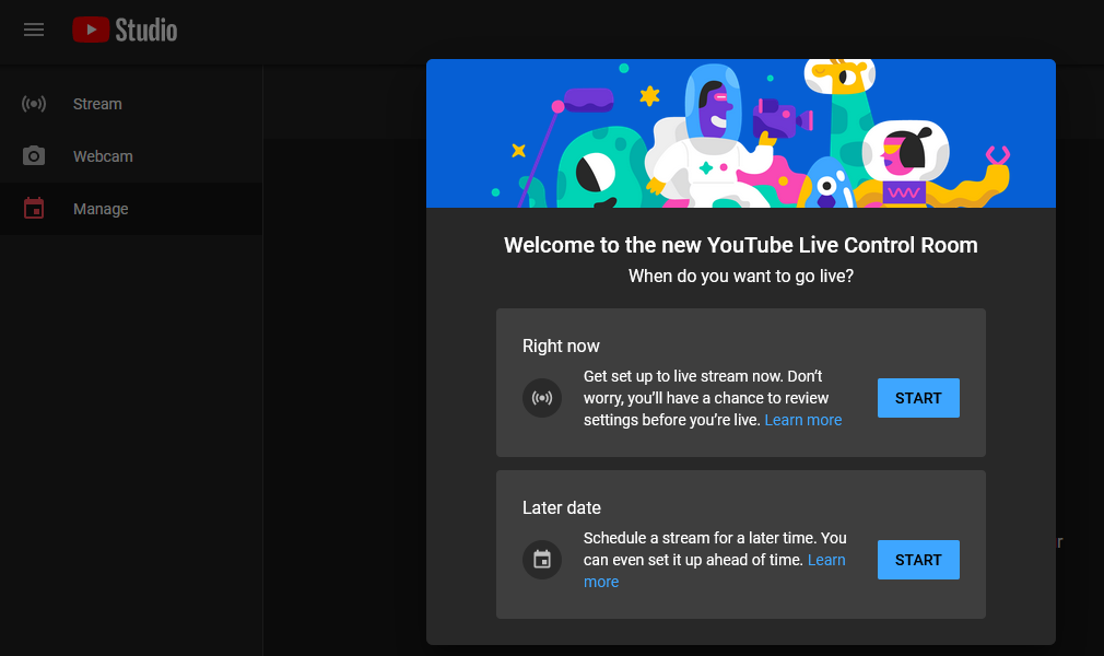 Gambar 3 - Cara live streaming youtube tanpa 1.000 subscribers via PC, laptop, desktop, dan webcam
