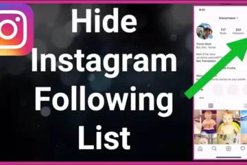 Cara Menyembunyikan Following Instagram