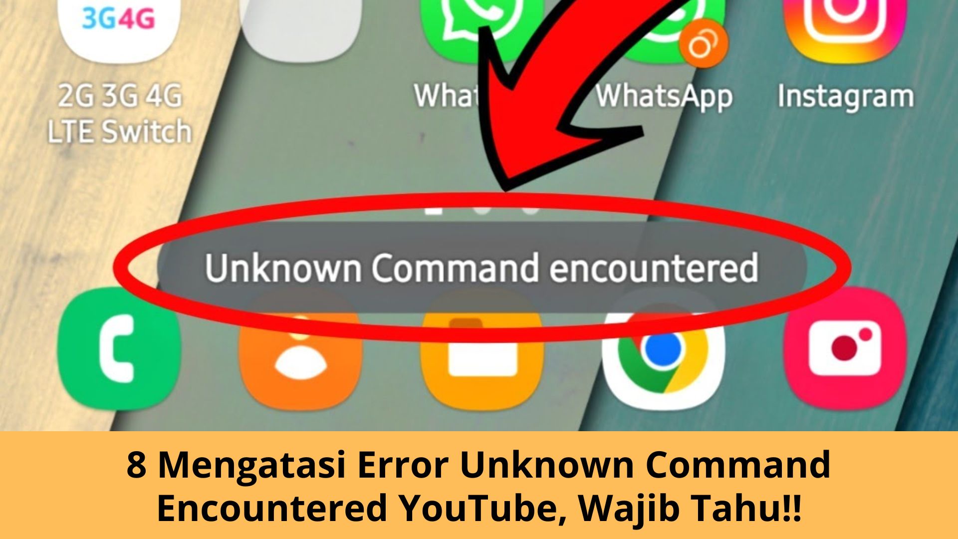 Cara Mengatasi Unknown Command Encountered YouTube